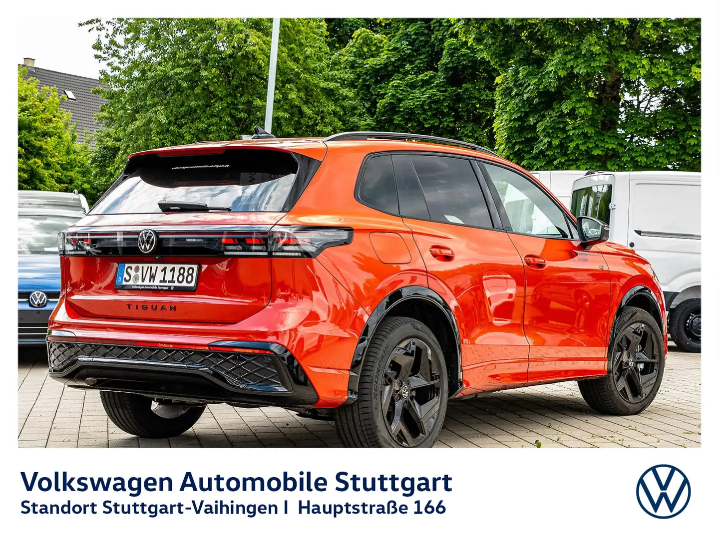 Volkswagen Tiguan R-Line 2,0 l TDI SCR 110 kW (150 PS) 7-Ga Rot - 2
