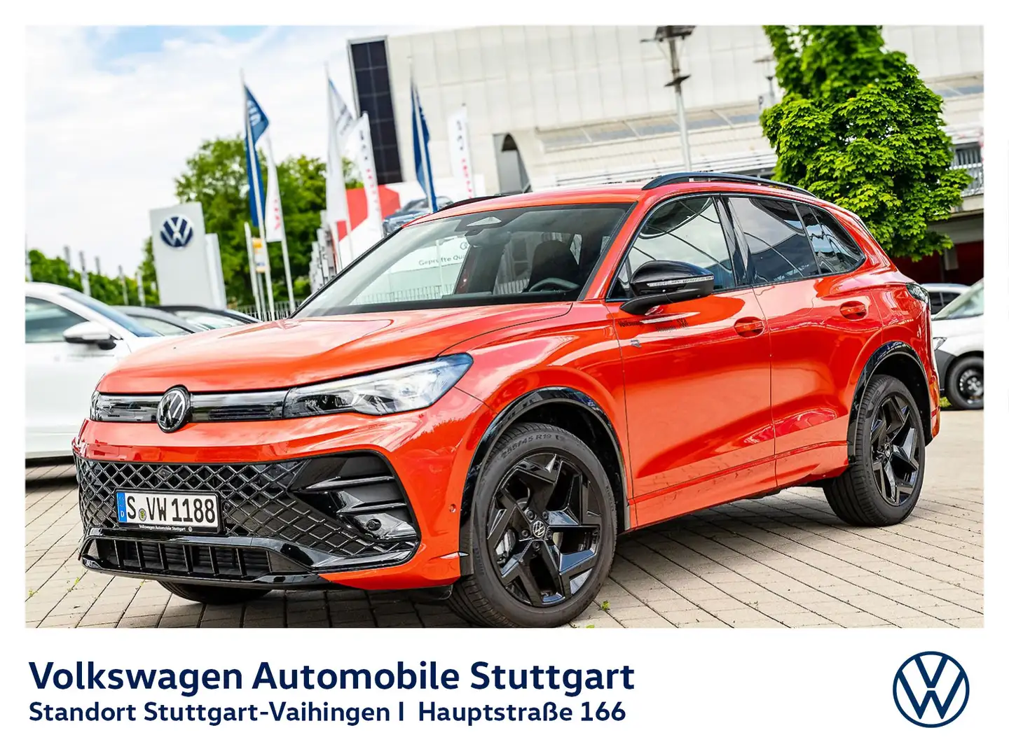 Volkswagen Tiguan R-Line 2,0 l TDI SCR 110 kW (150 PS) 7-Ga Rot - 1