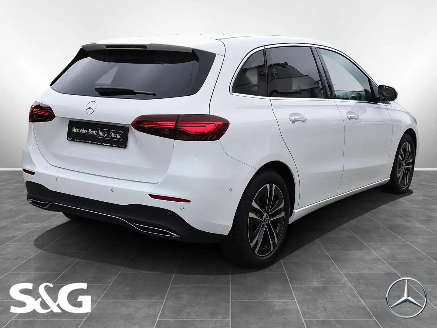 Mercedes-Benz B 200 AHK+DISTRONIC+360°+TOTWINKEL+KEYLESS+17" Weiß - 2
