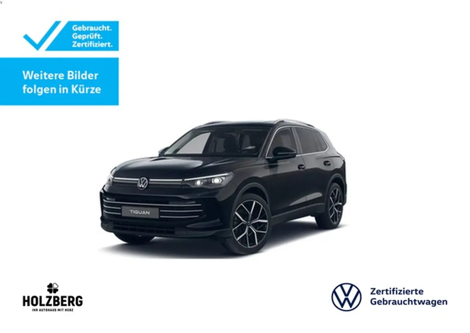 Volkswagen Tiguan 2.0 TDI Elegance 4Motion STHZ+PANO+H&K+AHK Schwarz - 1
