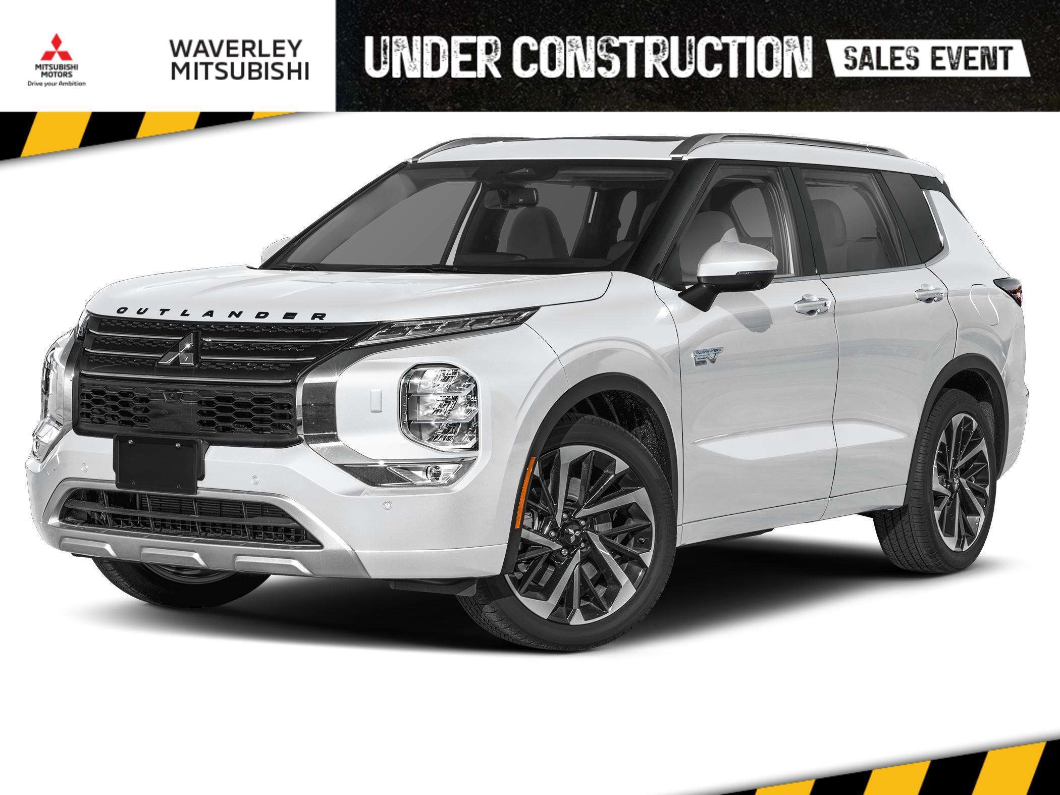 White 2026 Mitsubishi Outlander Hybrid Plug-in   1-Speed Automatic