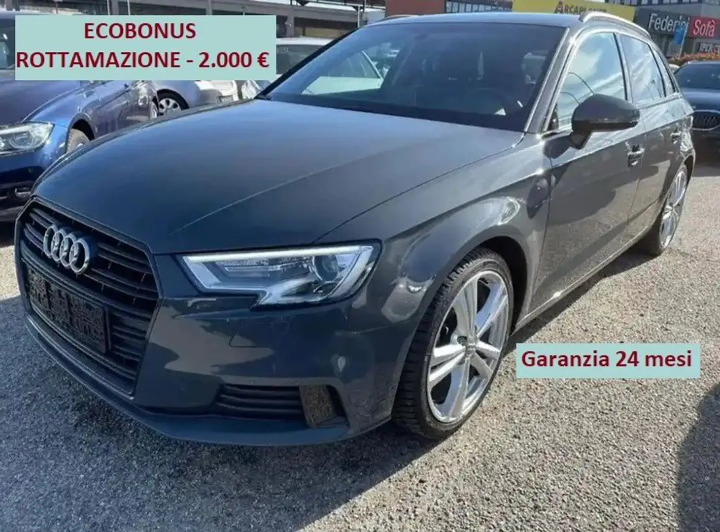 Audi A3 SPB 35 TFSI COD S tronic Sport Grigio - 1