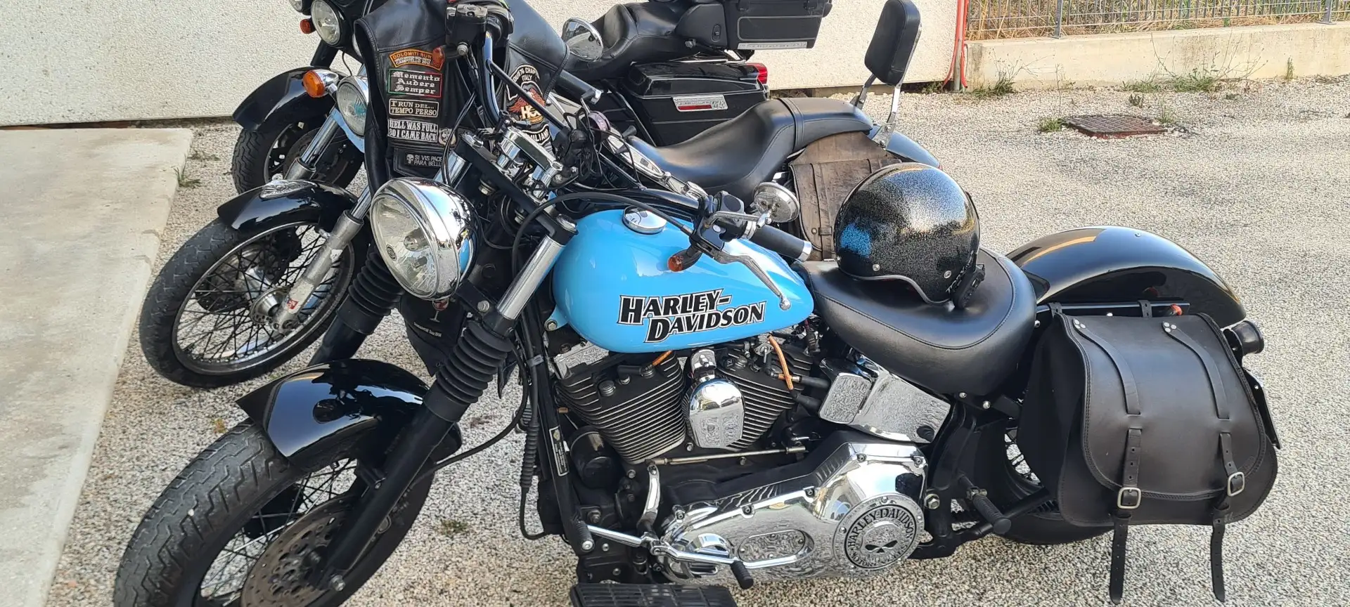 Harley-Davidson Fat Boy flstf Blu/Azzurro - 2