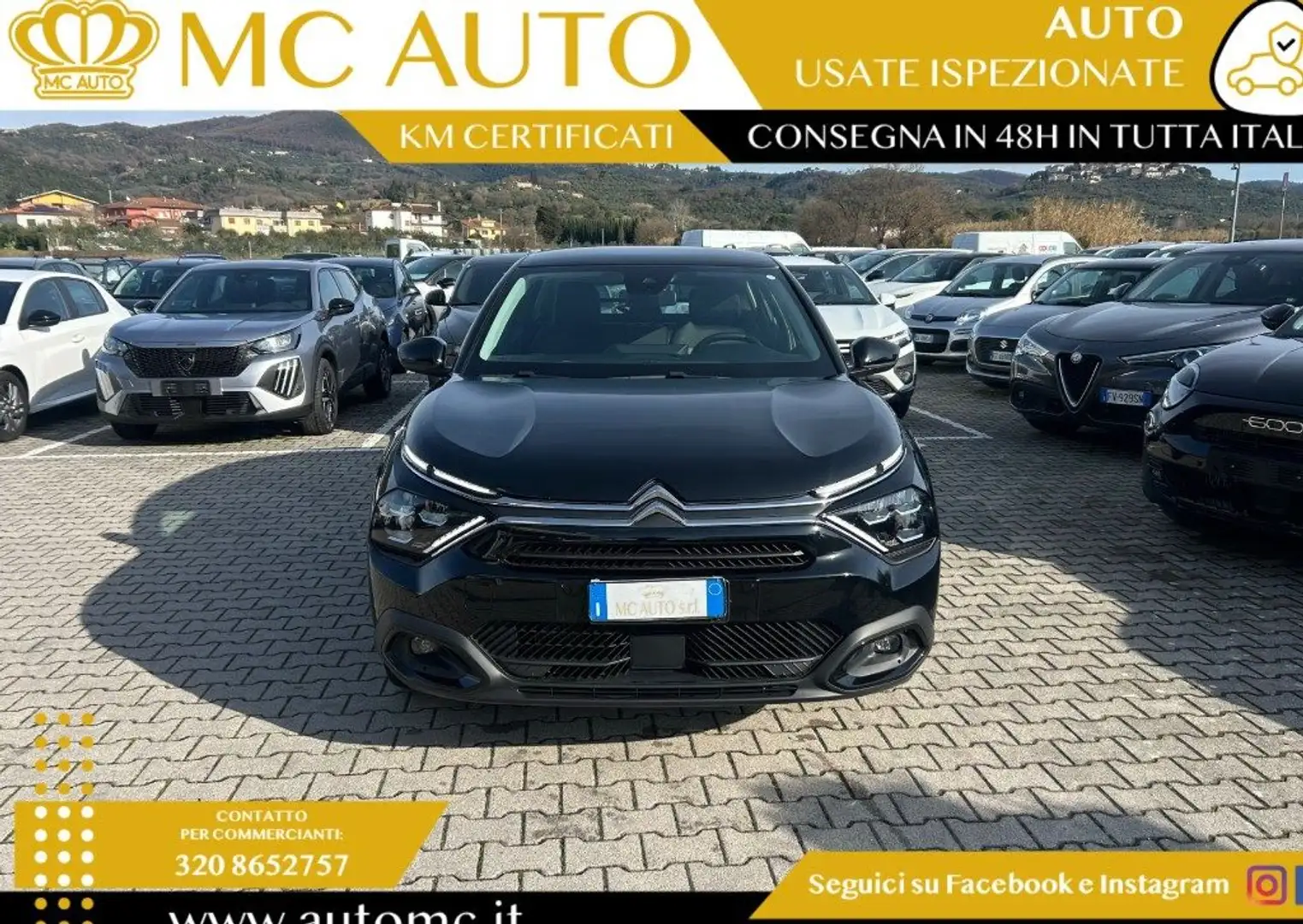 Citroen C4 PureTech 130 S&S Feel Pack PROMO CON FINAZIAMENTO Noir - 2