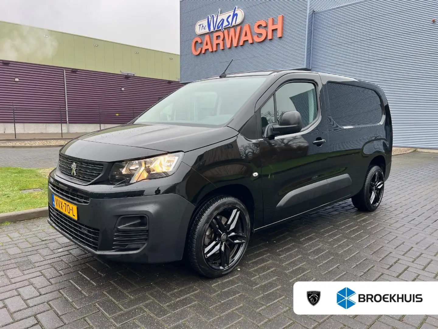 Peugeot Partner 1.5 BlueHDi 100 S&S L2 | Airco | Buitenspiegels el Zwart - 1