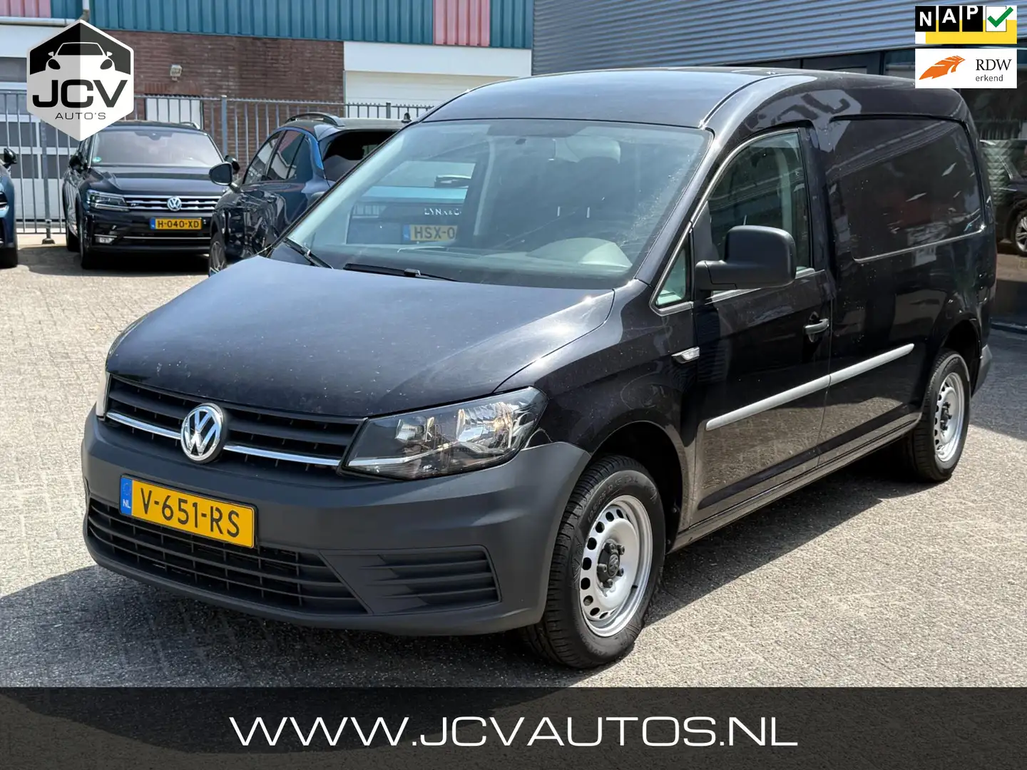 Volkswagen Caddy 2.0 TDI L2H1 BMT Maxi Trendline NAVI/LEER Noir - 1