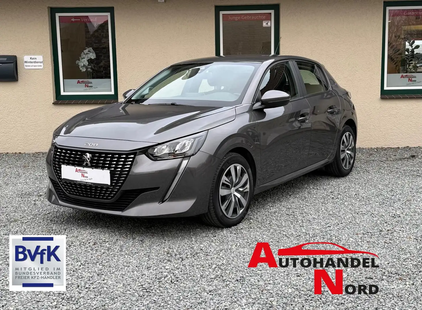 Peugeot 208 Active PDC Spurhalte Sitzheizung Tüv Neu Grau - 1