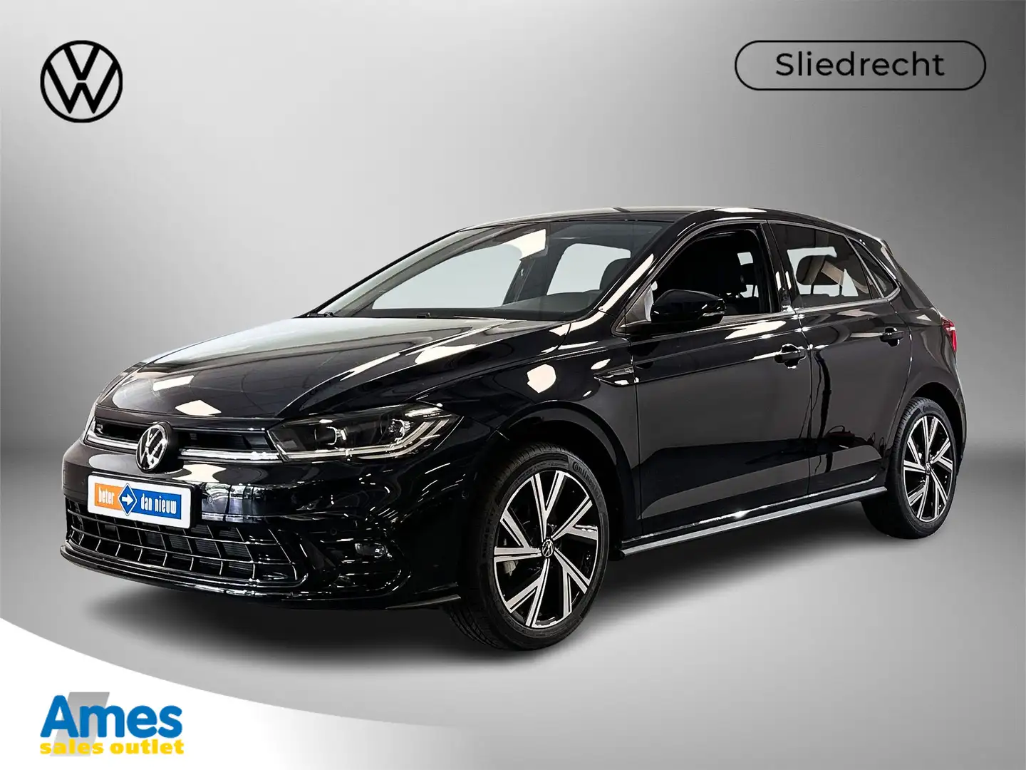 Volkswagen Polo 1.0 TSI 115pk DSG R-Line Edition | Dodehoeksensore Noir - 1