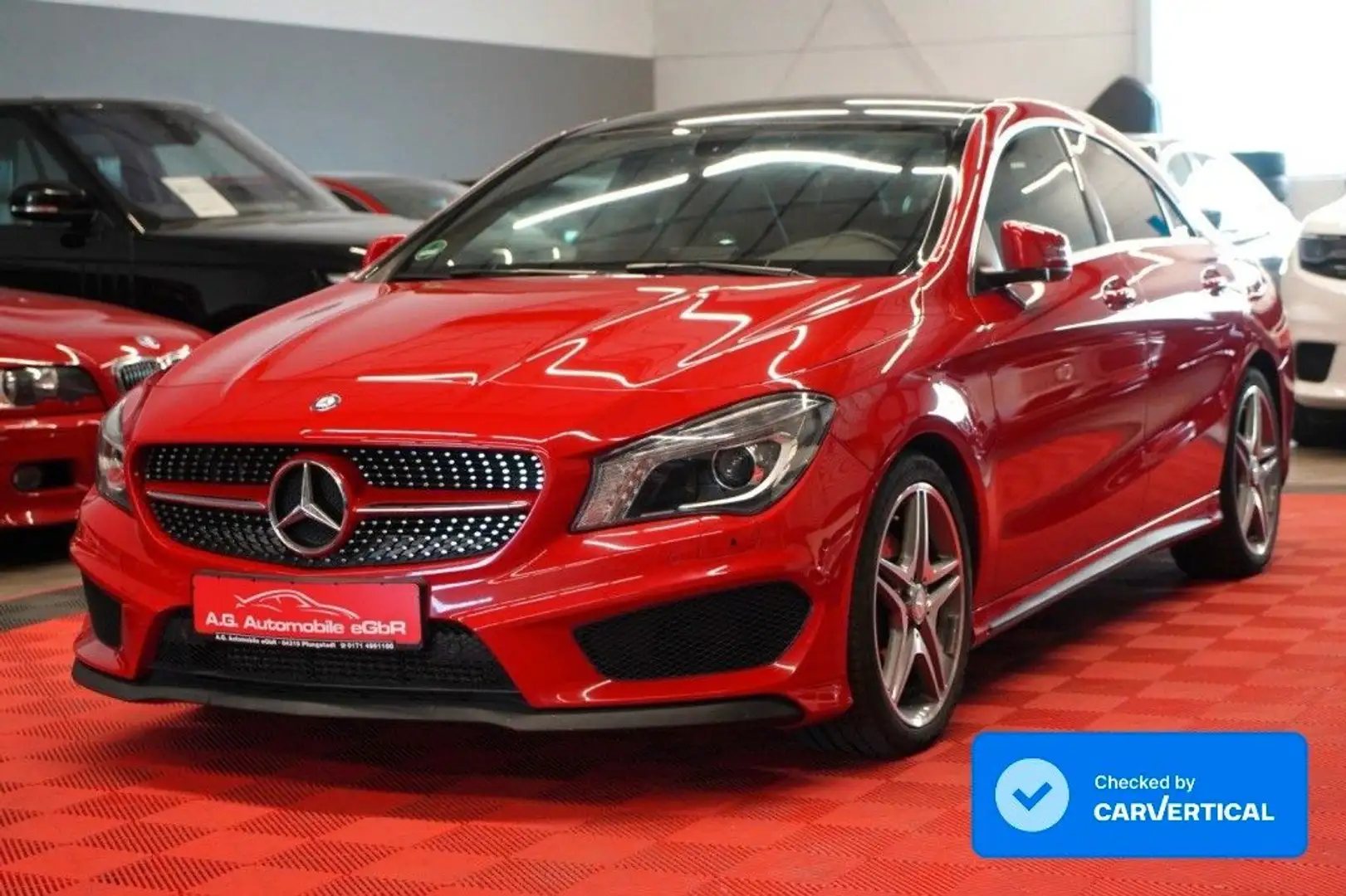 Mercedes-Benz CLA 200 AMG Bi-Xenon*Temp*Alcantara* Roşu - 1