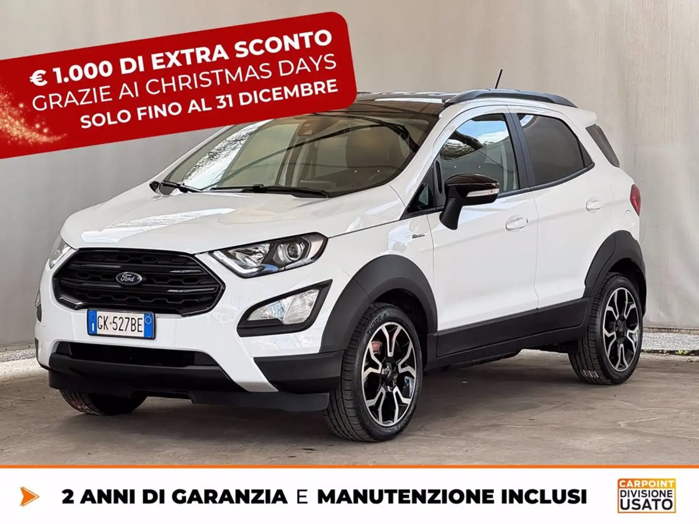 Ford EcoSport 1.0 ecoboost active s&s 125cv Bianco - 1