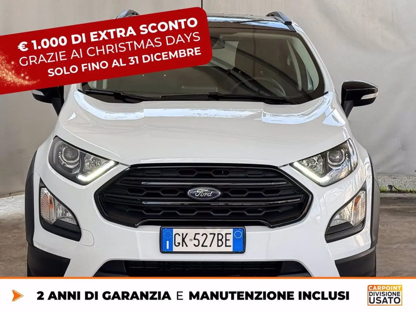 Ford EcoSport 1.0 ecoboost active s&s 125cv Bianco - 2