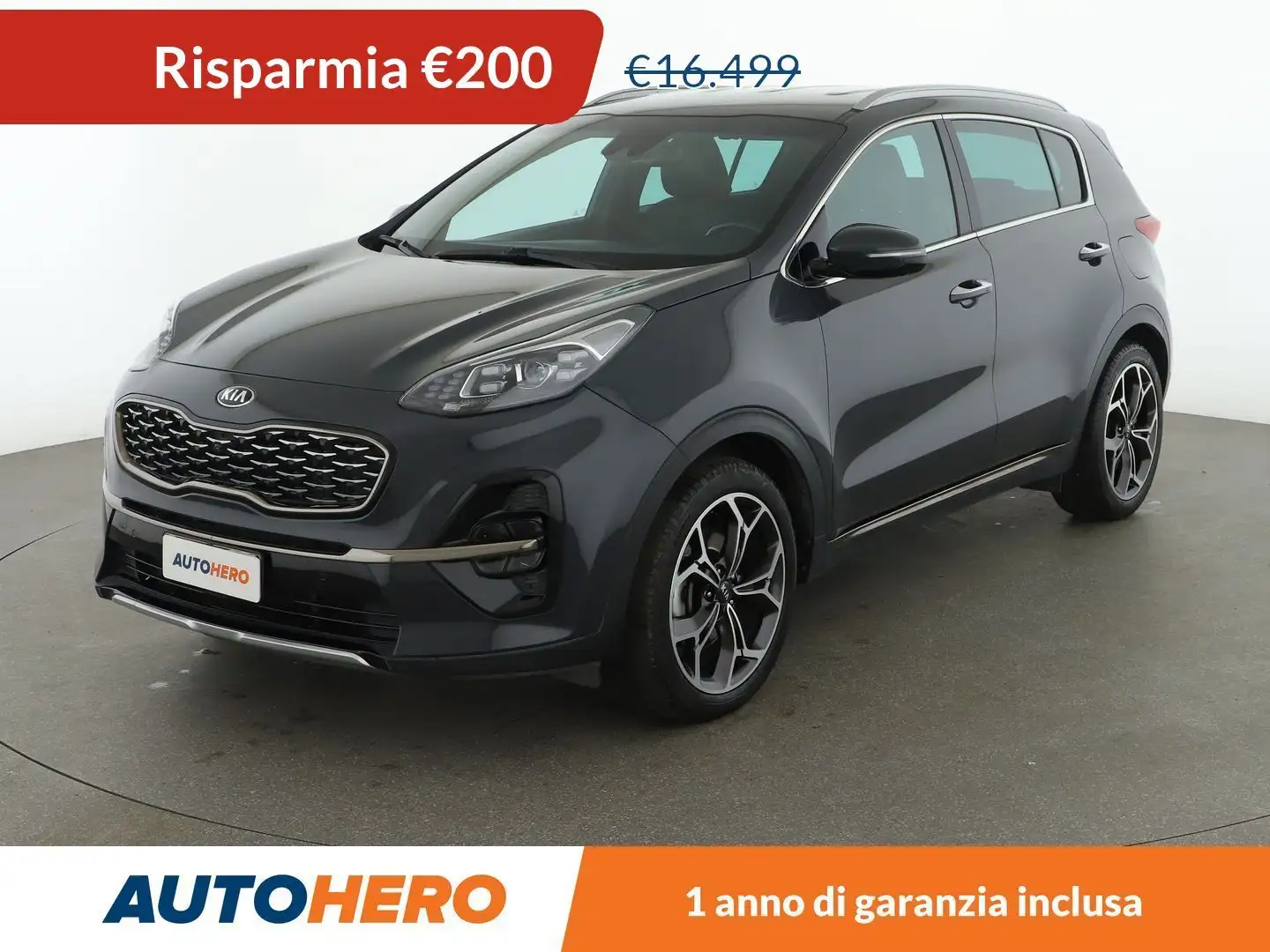 Kia Sportage 1.6 CRDi GT Line 136 CV DCT7 Nero - 1