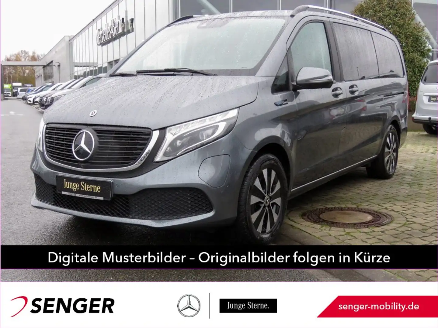Mercedes-Benz EQV 300 lang MBUX 2xKlima Pano 360° Tisch-Paket Grau - 1