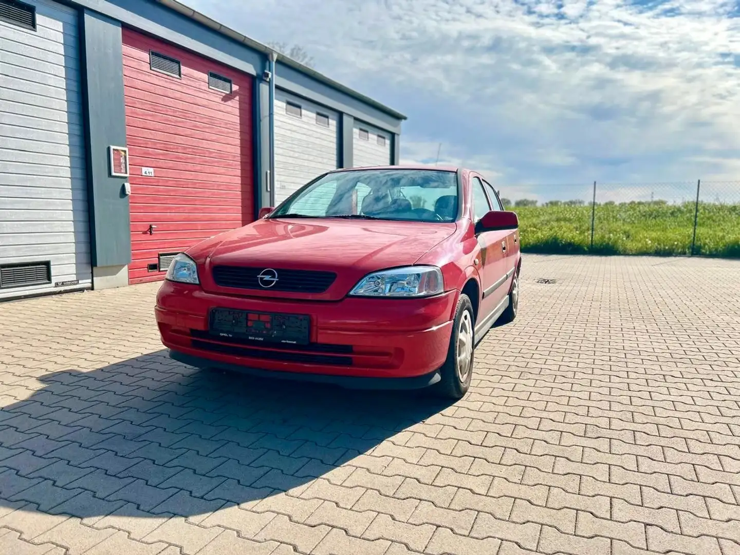 Opel Astra 1.6 Rentnerfahrzeug 1 Hand Czerwony - 2