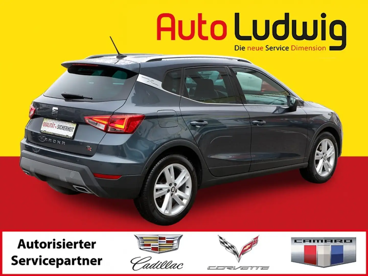 SEAT Arona 1.0 Eco TSI FR DSG*VIRTUAL*NAVI*PDC*LED*KAMERA*... Grau - 2