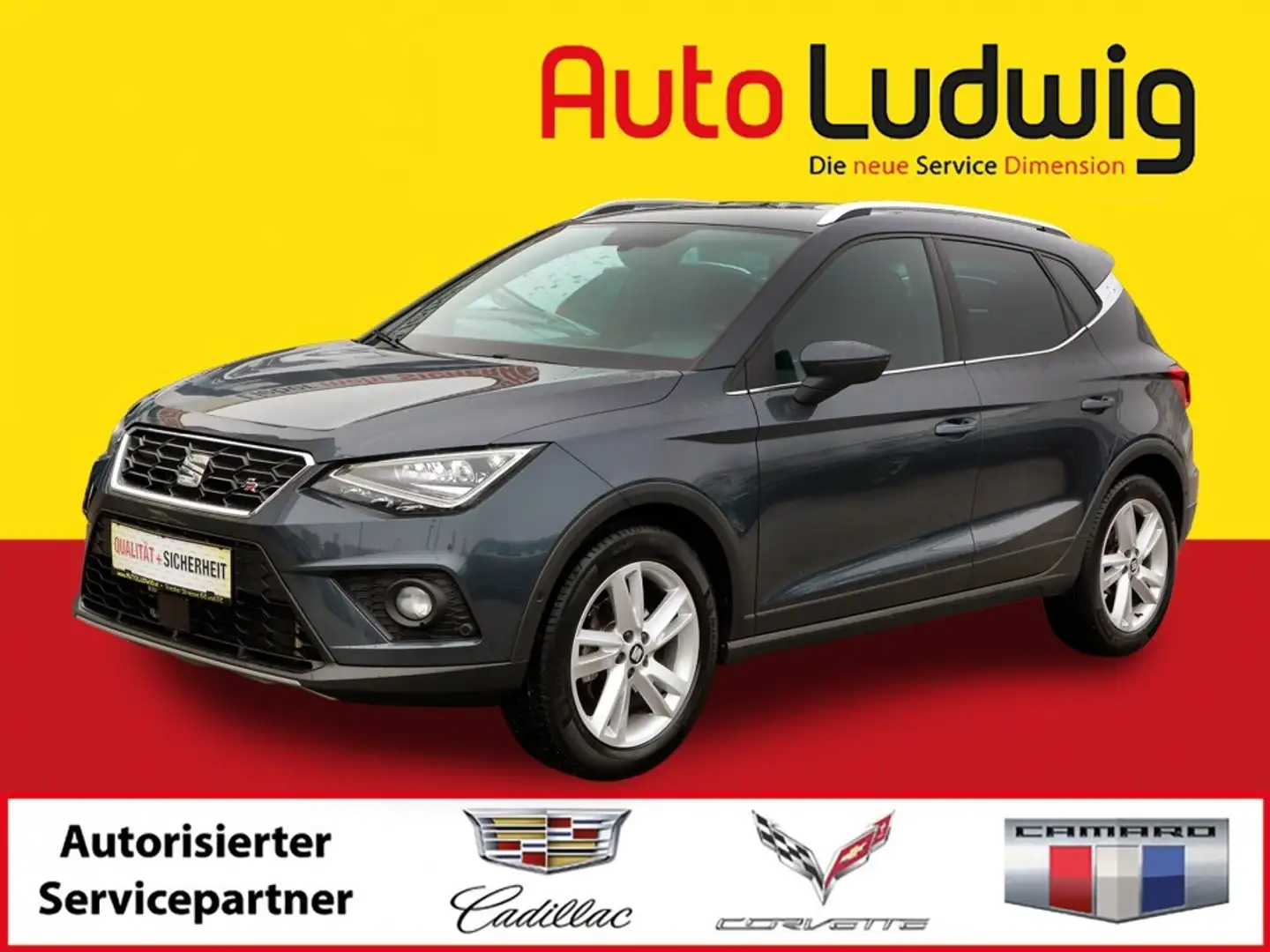 SEAT Arona 1.0 Eco TSI FR DSG*VIRTUAL*NAVI*PDC*LED*KAMERA*... Grau - 1