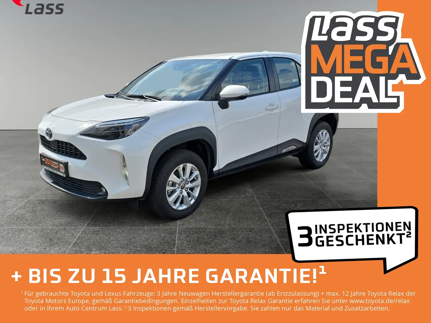 Toyota Yaris Cross 1.5 Hybrid Comfort +Kamera+Klima Weiß - 1