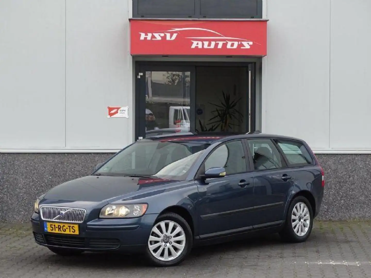 Volvo V50 1.8 Elite (motor kapot) Blauw - 1