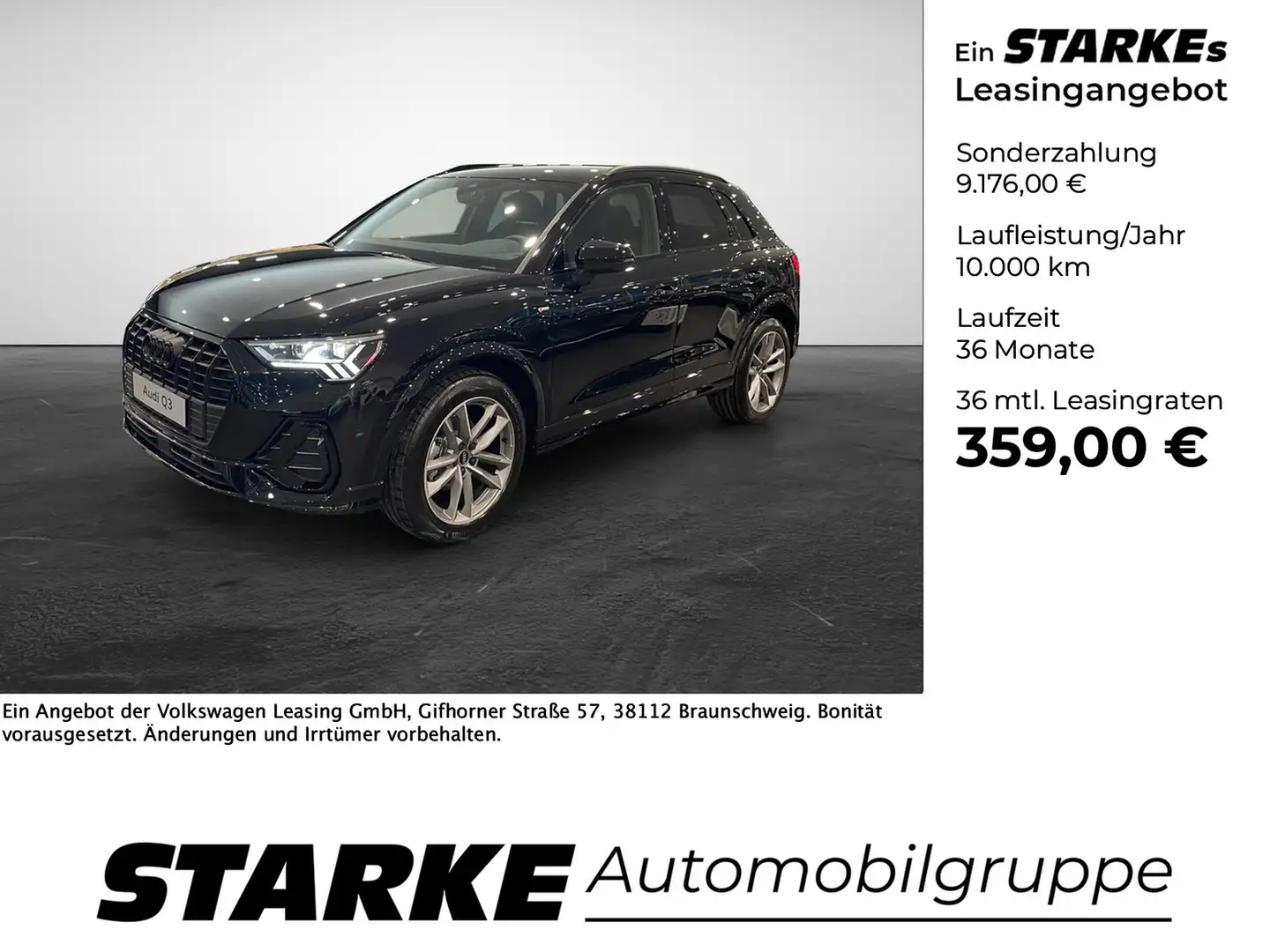 Audi Q3 S line 35 TFSI S-tronic S line Nero - 1