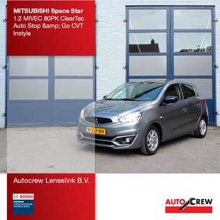Mitsubishi Space Star 1.2 MIVEC 80PK ClearTec Auto Stop & Go CVT Instyle