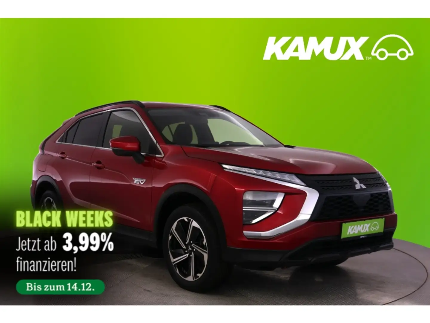 Mitsubishi Eclipse Cross 2.4MIVEC 4WD Aut.+AHK+TEMPO+PDC Rouge - 1