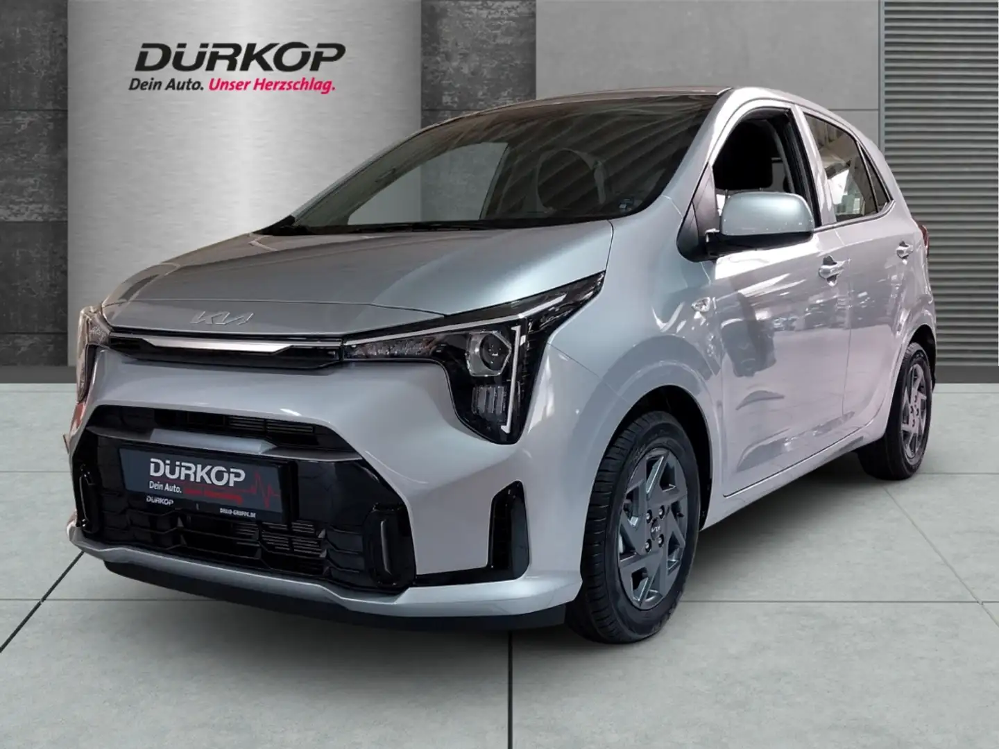 Kia Picanto 1.0 GDI AMT VISION Navi Apple CarPlay Android Auto Silber - 1