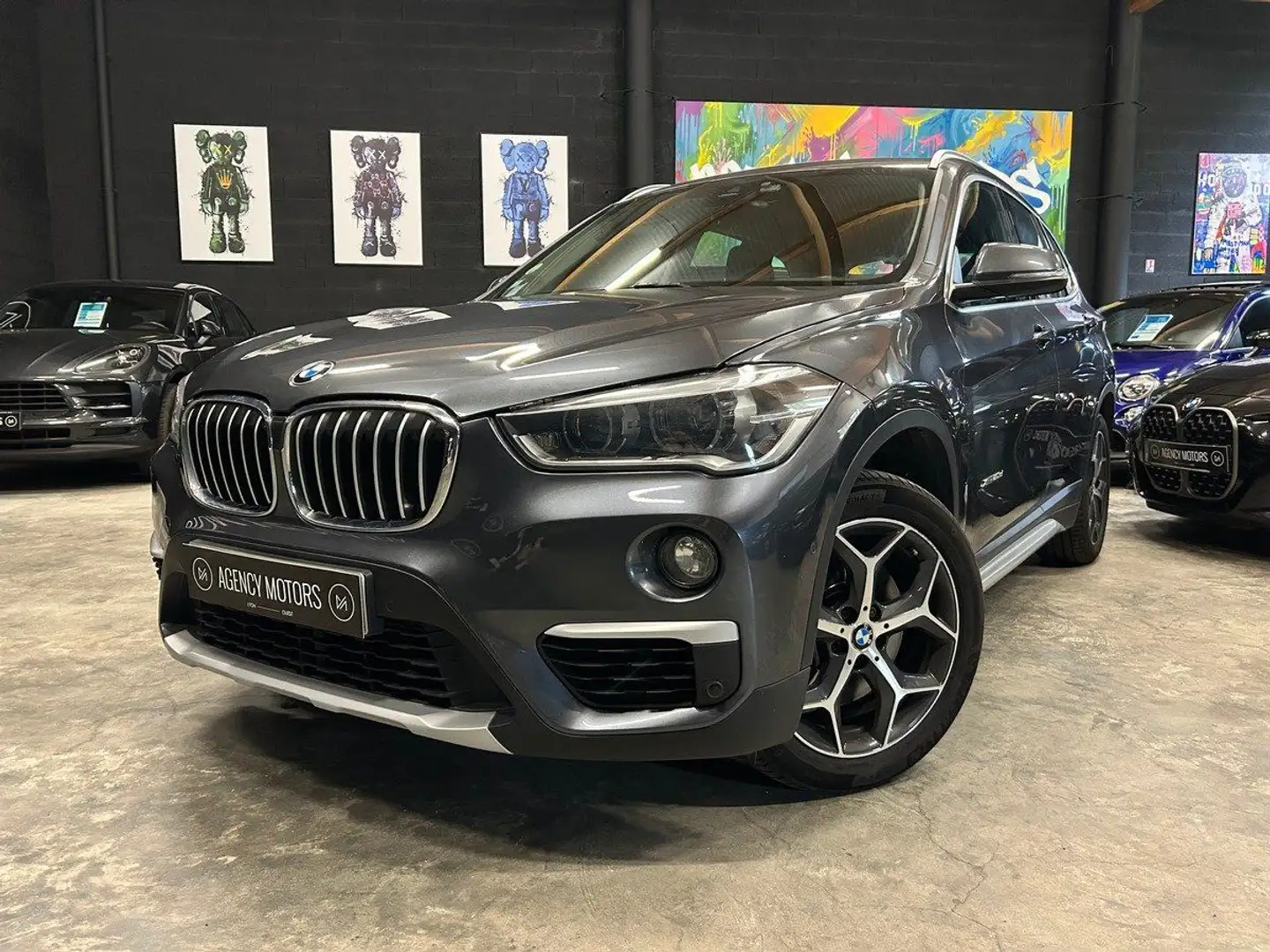 BMW X1 20D X line 190 ch X Drive *historique complet* Gris - 1