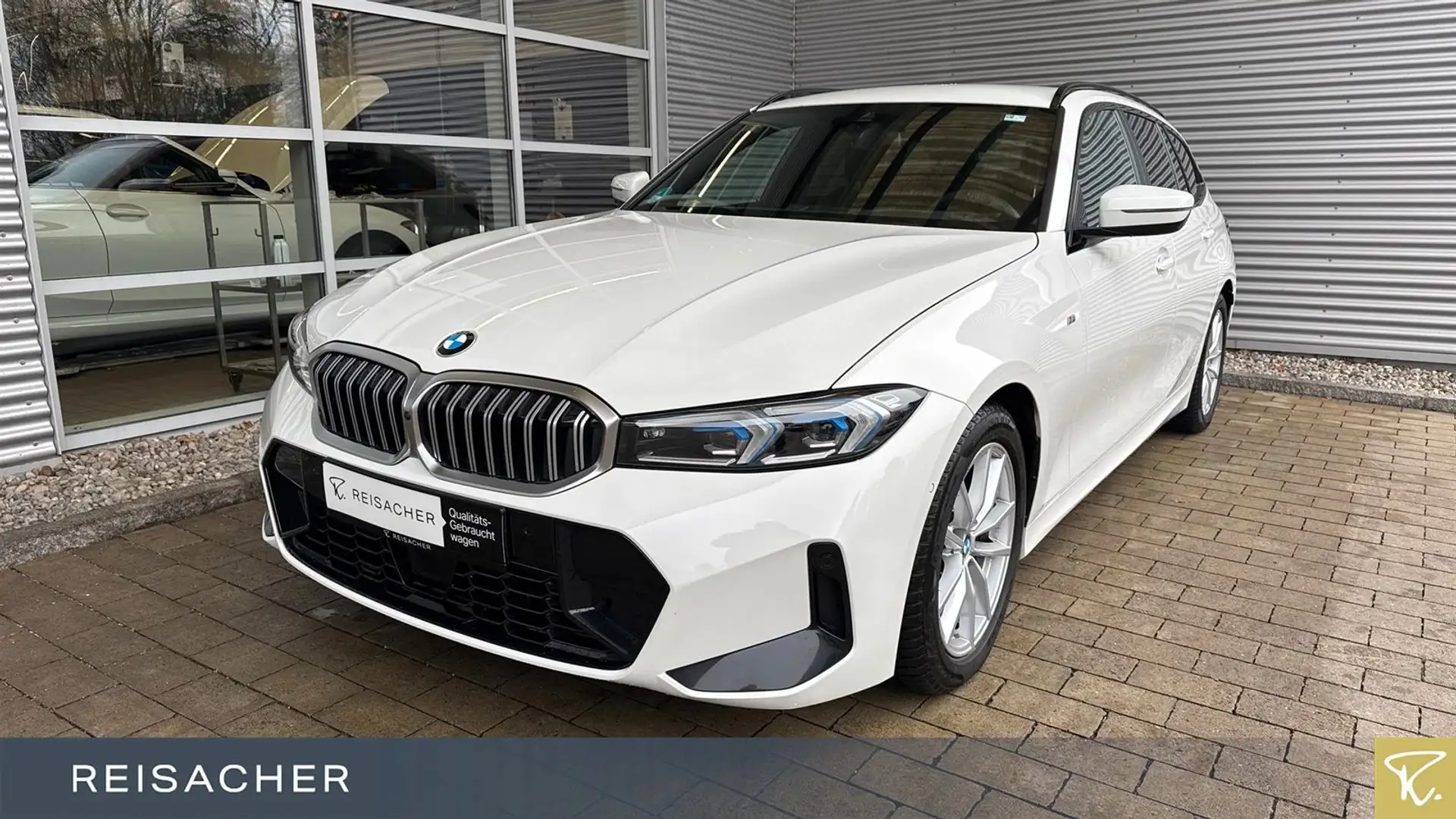 BMW 320 d M-Sport Navi HUD AHK ACC 360° adLED Weiß - 1