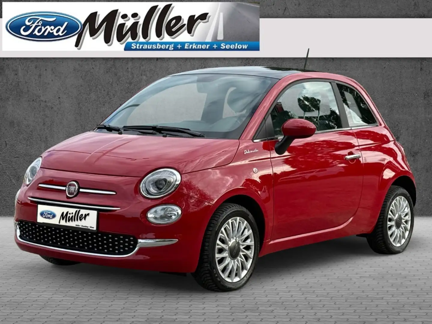 Fiat 500 Dolcevita 1.0 Mild Hybrid Rouge - 1