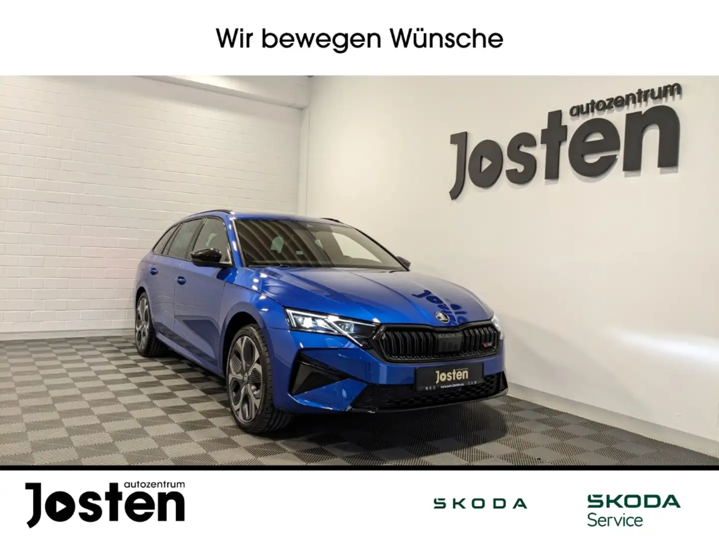 Skoda Octavia Combi RS 2.0TSI Matrix-LED DCC AHK FahrAss+ Pano C Azul - 1