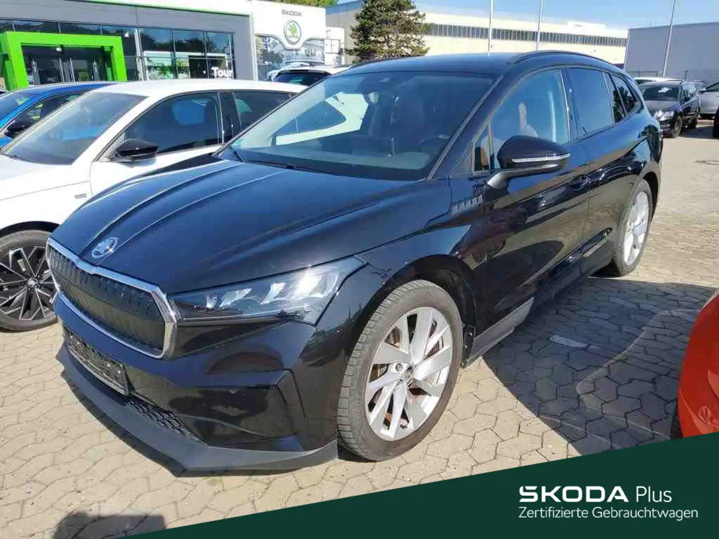 Skoda Enyaq iV electric 132kW*AHK*KAM*PANO*NAVI*LEDER* Nero - 1