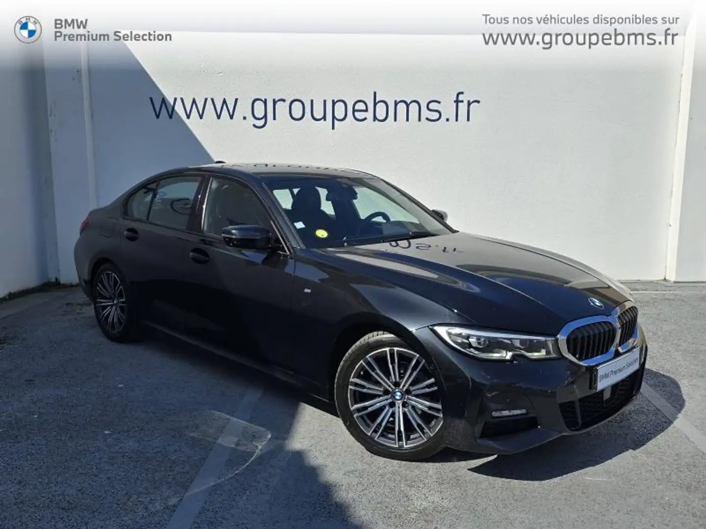 BMW 318 318dA MH 150ch M Sport Noir - 1