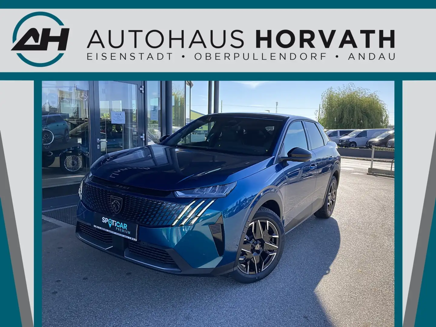 Peugeot 3008 Hybrid 145 E-DCS6 Allure Aut.!NAVI,360°KAMERA,L... Blau - 1