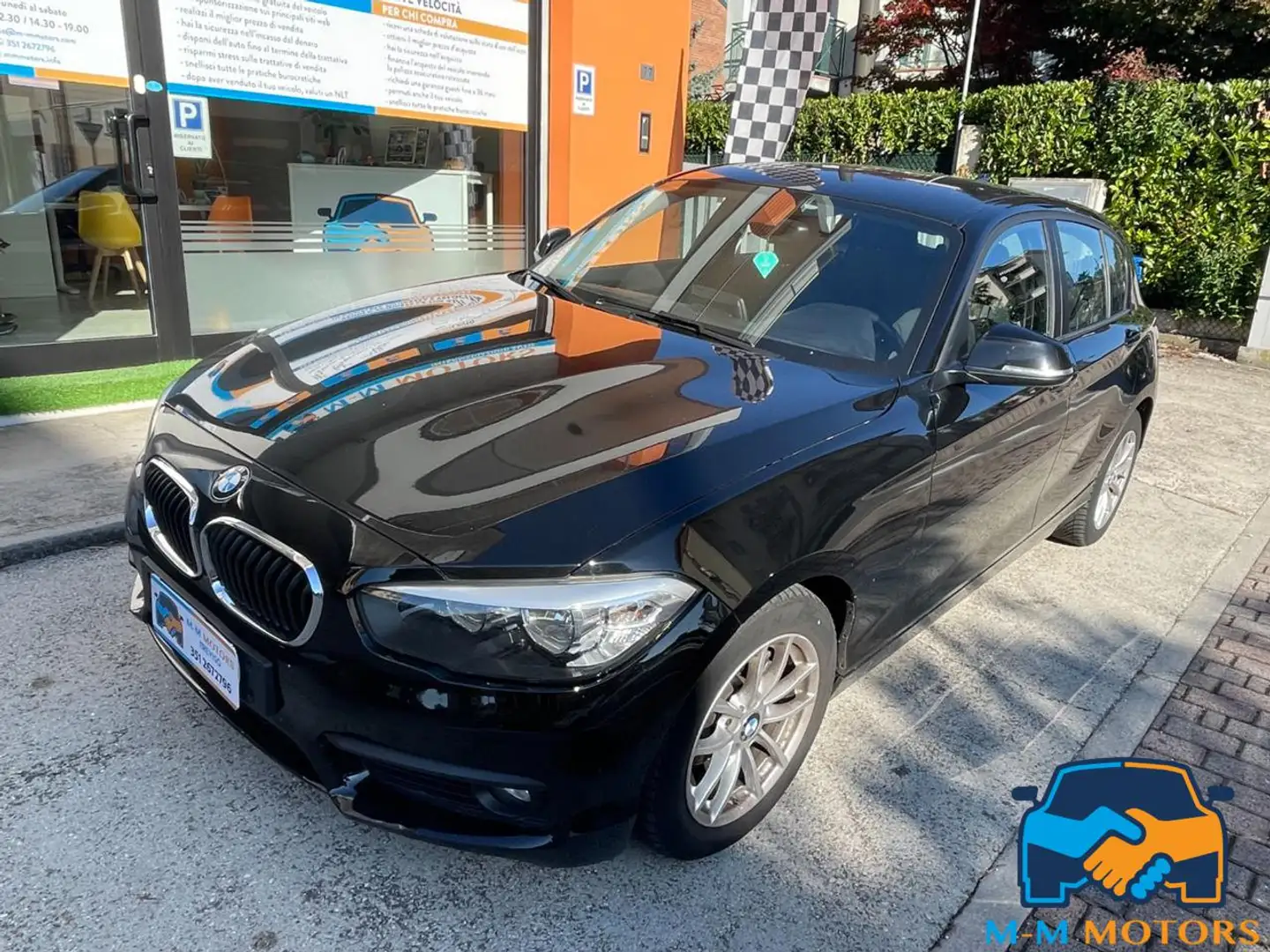 BMW 118 d Garanzia 12mesi business Nero - 1