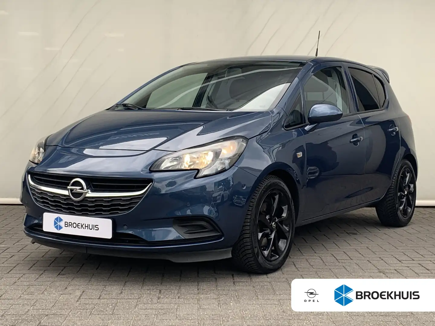 Opel Corsa 1.0 Turbo Edition Airco | Camera | Dodehoek Detect Blauw - 1