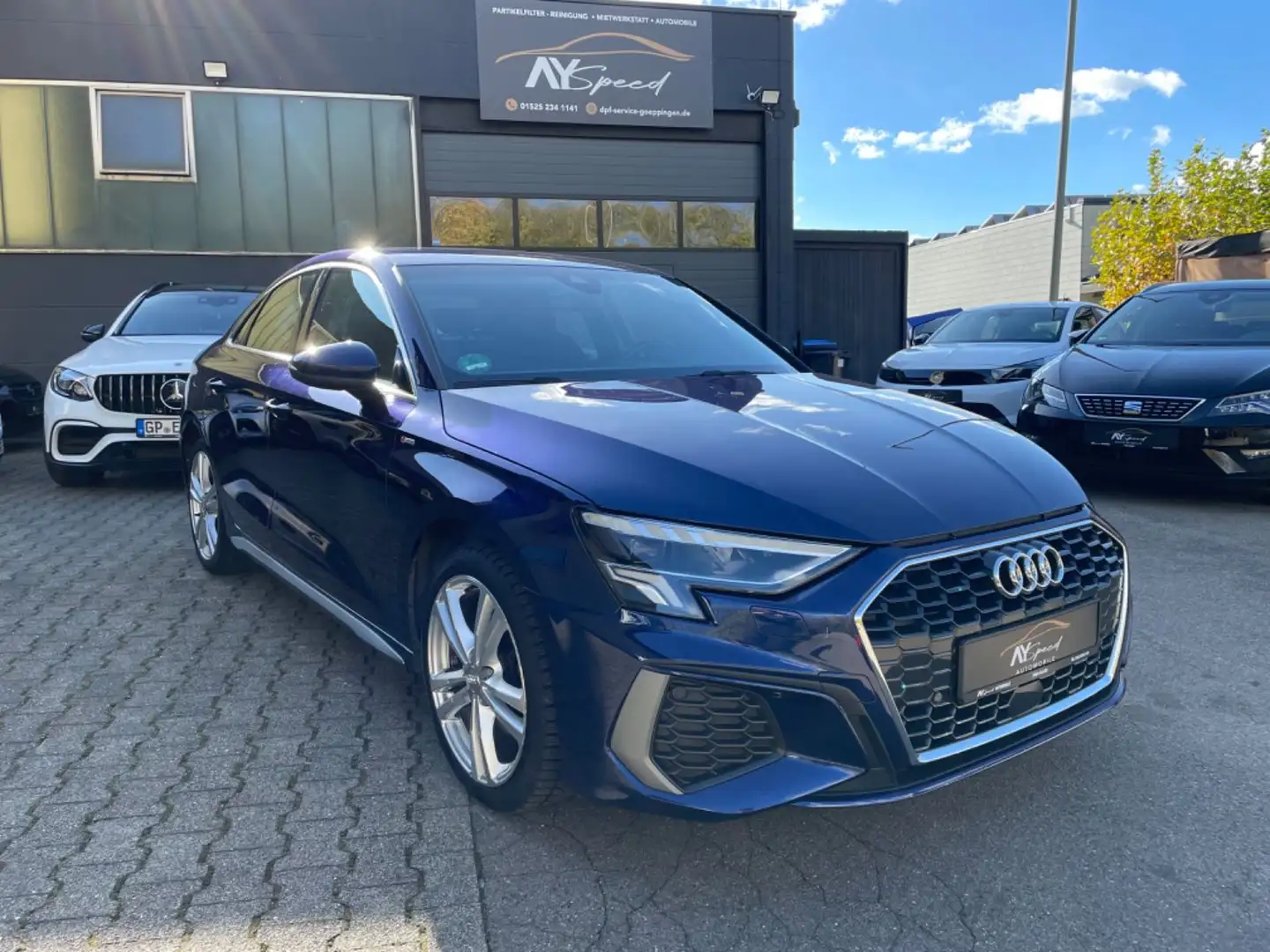 Audi A3 Limousine 35 TFSI S line LED/NAVI/KEYLESS/CP Blau - 1