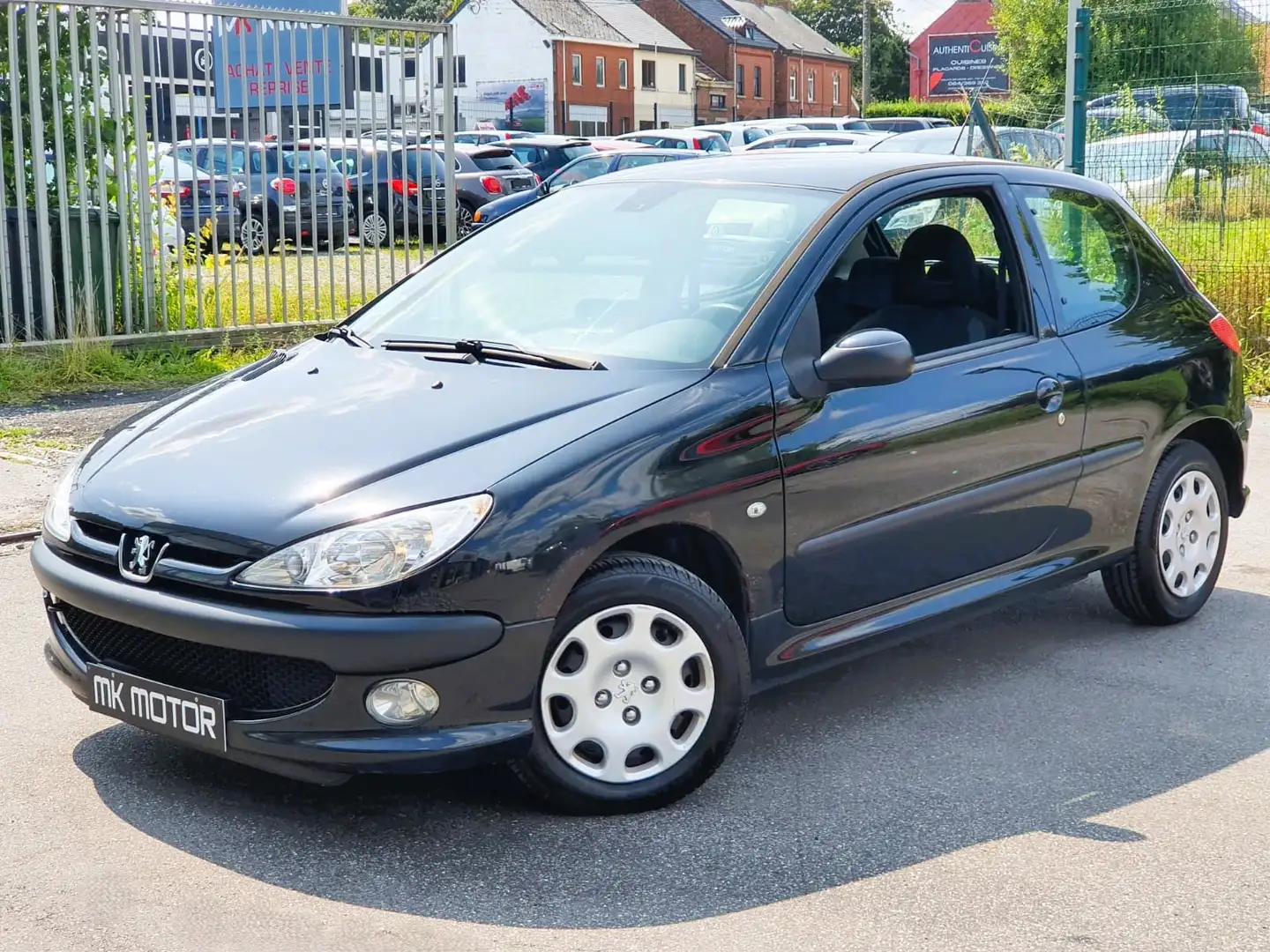 Peugeot 206 🟢1.4 ESSENCE 75CV - AIRCO - 3 PORTES Noir - 1