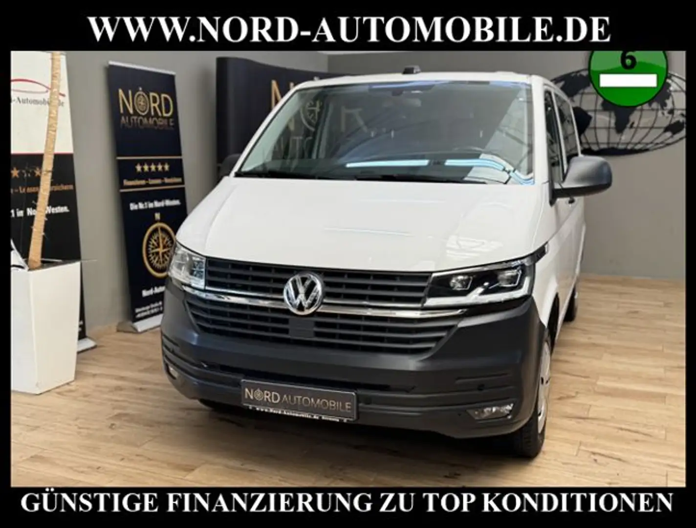 Volkswagen T6.1 Kombi *8-SITZER*LED*AHK*STHZ*SUPER-KM* Weiß - 1