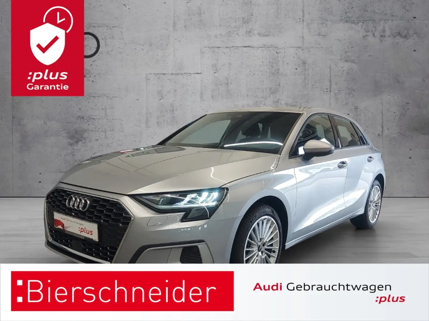 Audi A3 Sportback 35 TFSI advanced LED VIRTUAL 17 PDC Plateado - 1