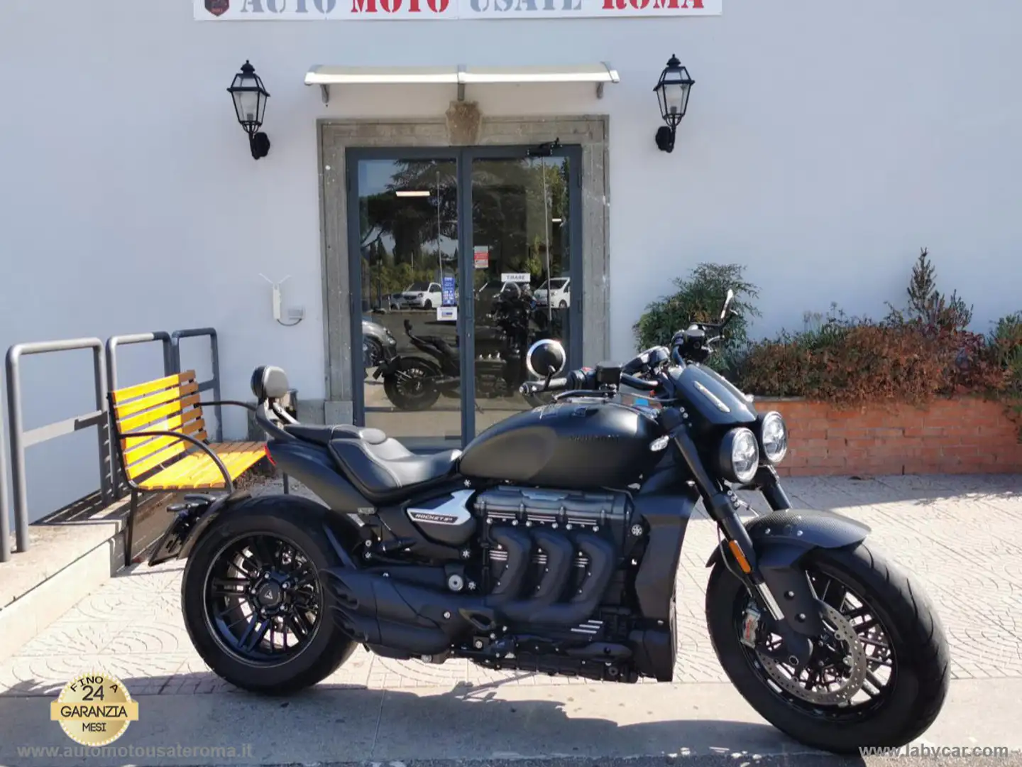 Triumph Rocket 3 R Rocket III R BLACK RATE AUTO MOTO SCOOTER Nero - 1