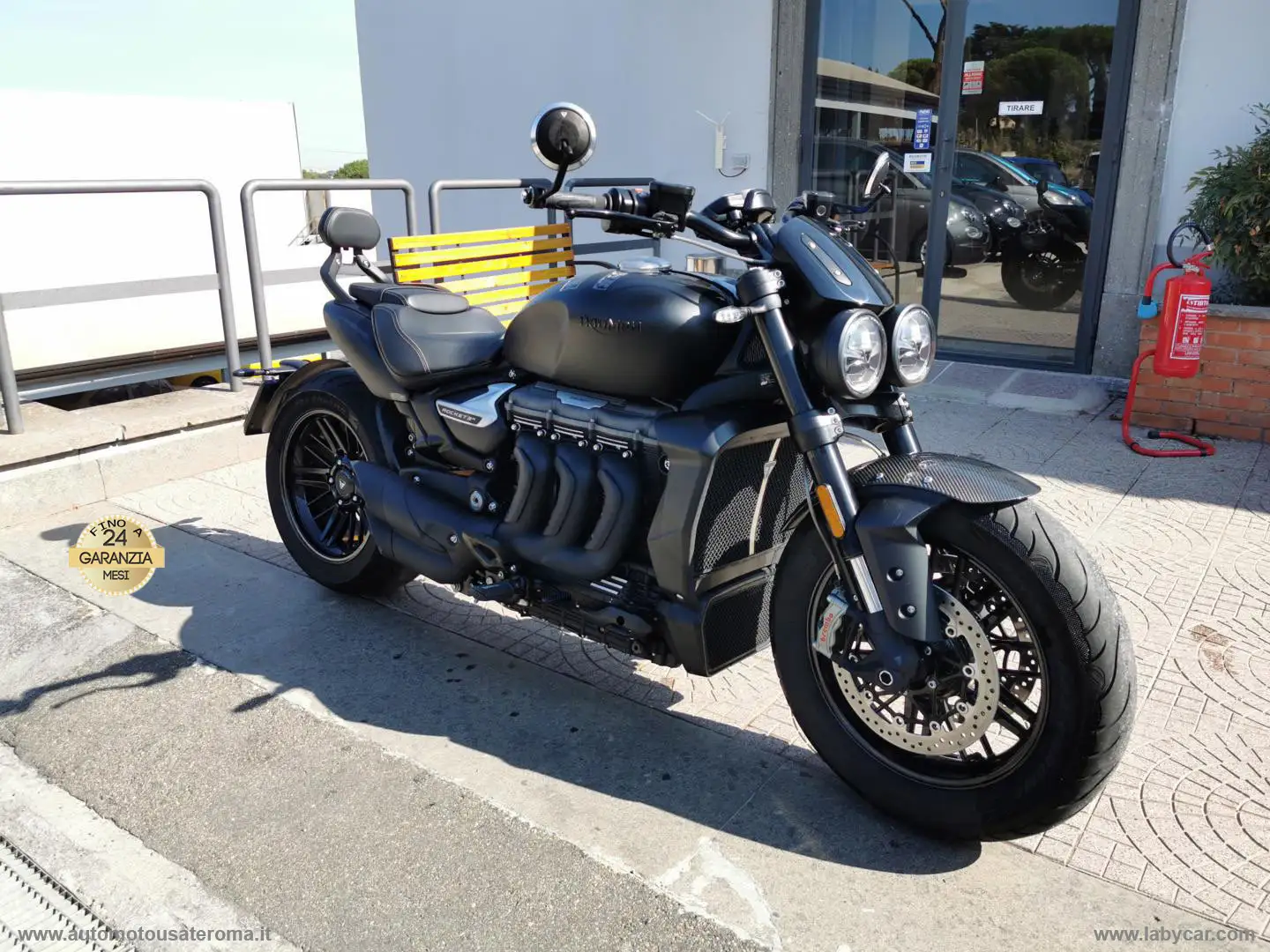 Triumph Rocket 3 R Rocket III R BLACK RATE AUTO MOTO SCOOTER Nero - 2