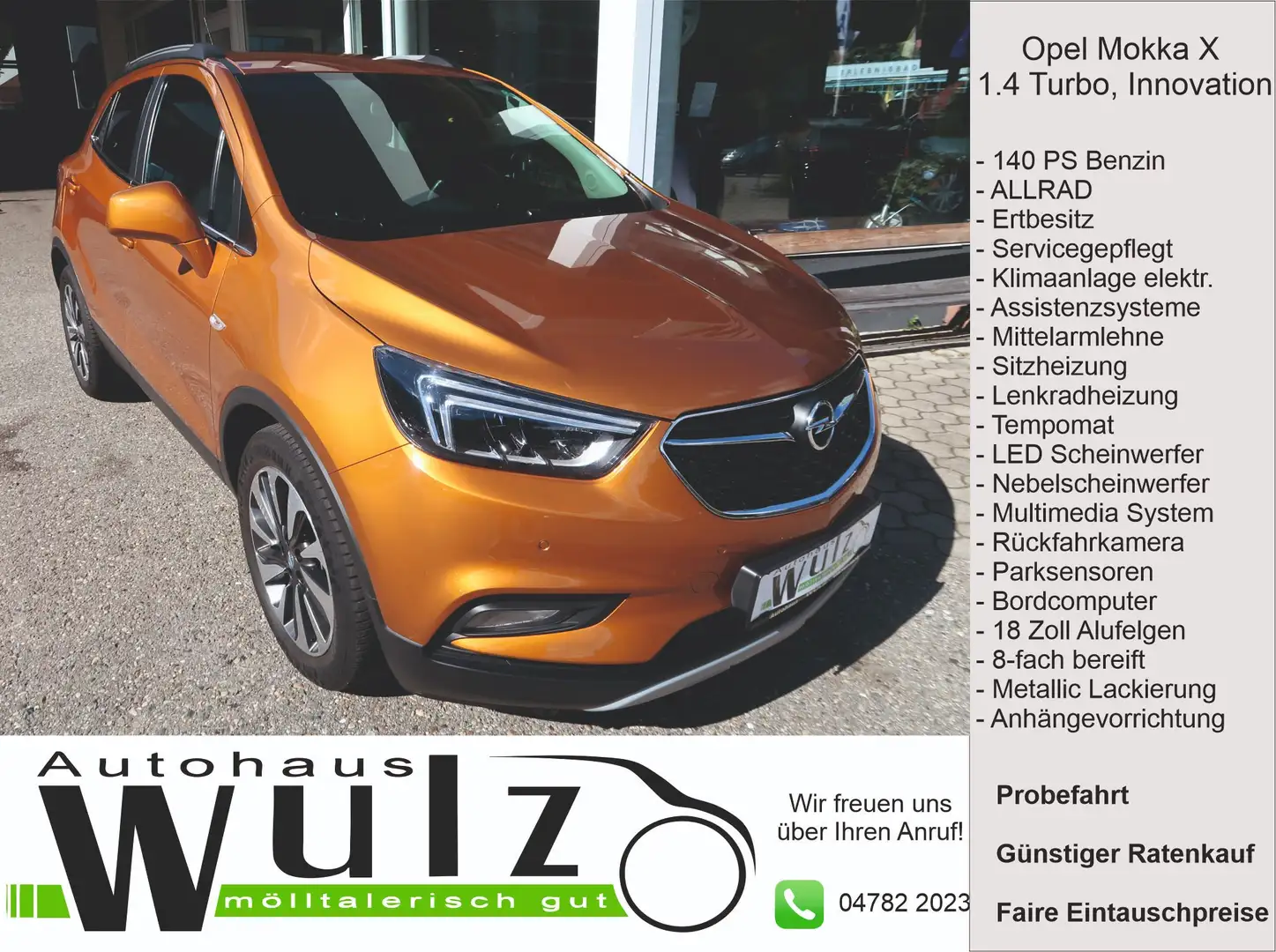 Opel Mokka X Innovation Start/Stop 4x4 Orange - 1