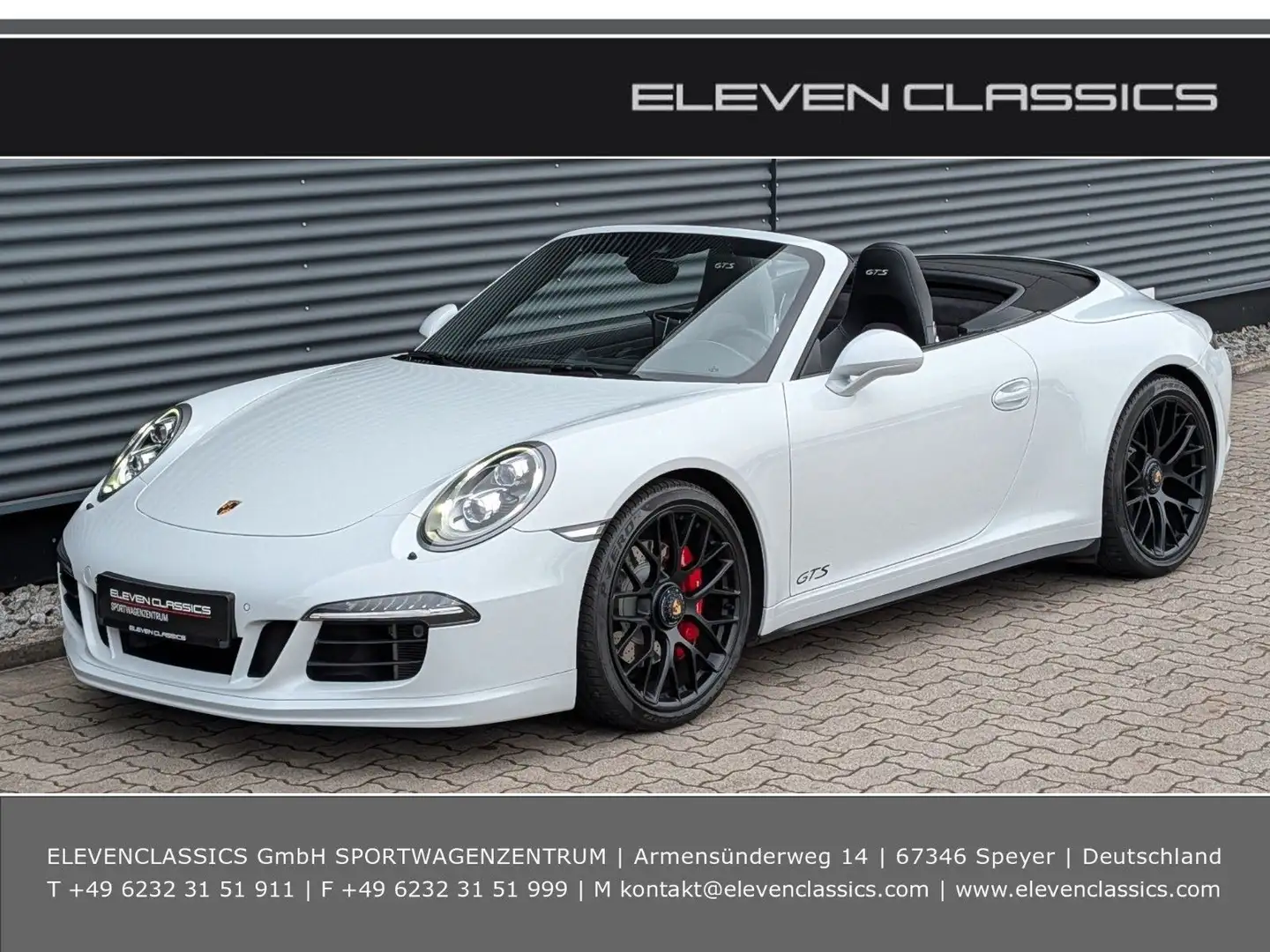 Porsche 991 Carrera GTS Cabriolet Weiß - 1