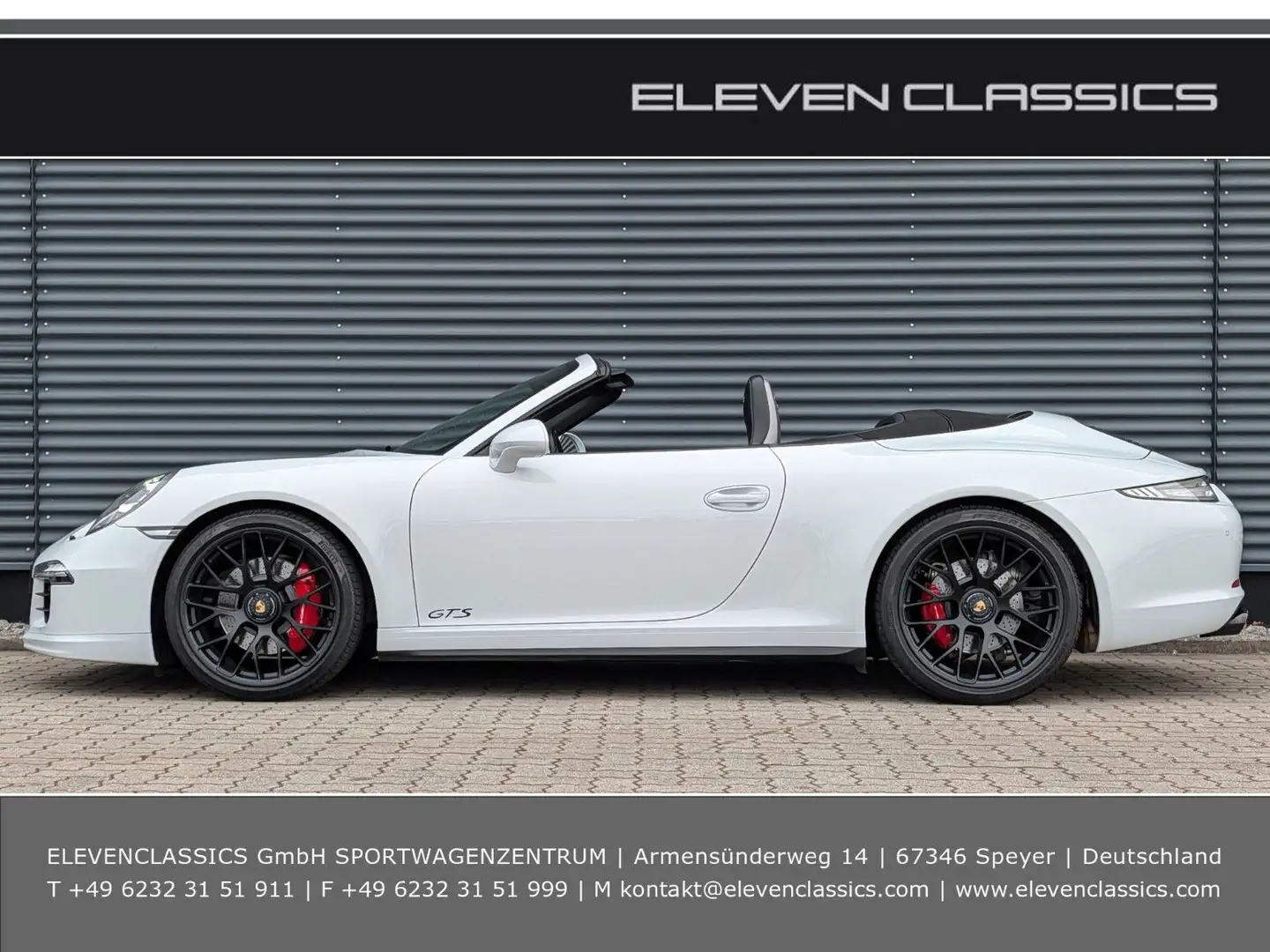 Porsche 991 Carrera GTS Cabriolet Blanc - 1