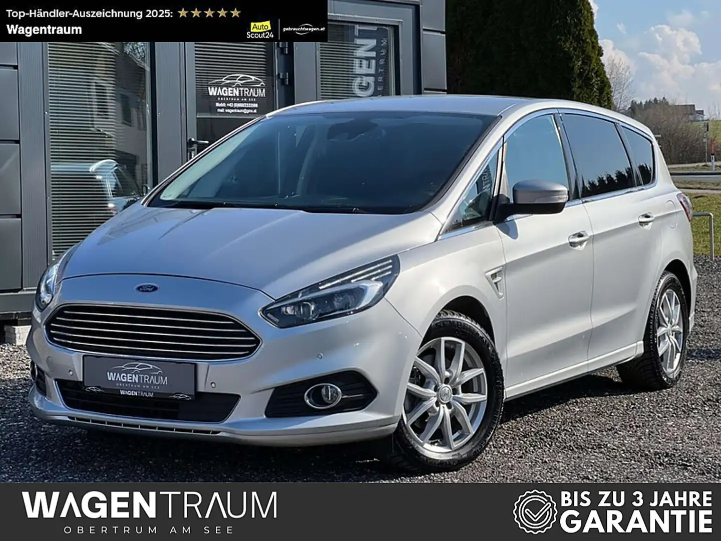 Ford S-Max Titanium 2.0 TDCi - Allrad - Led - Navi - Keyless Silber - 1