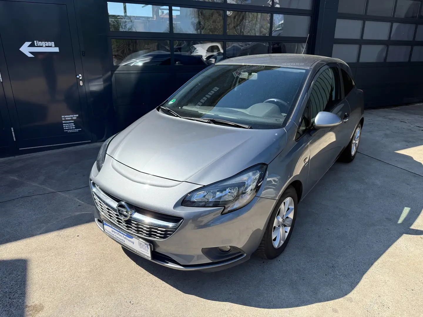 Opel Corsa E Active SITZ+LENKRADHEIZUNG TÜV INSPEKTION NEU Grau - 2