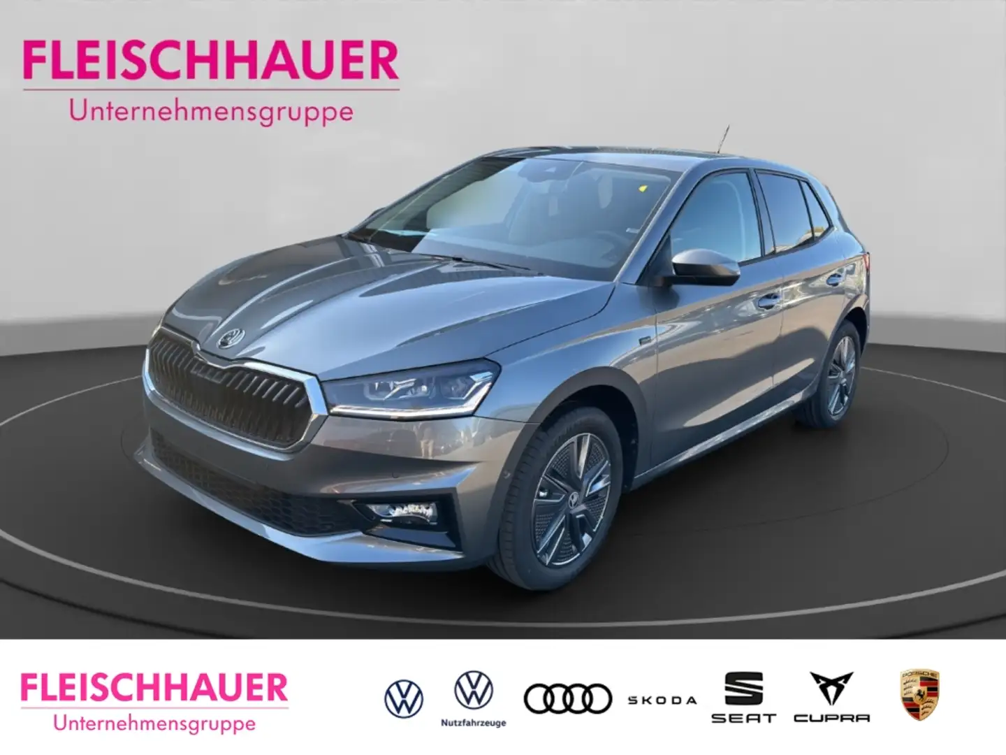 Skoda Fabia Selection 1.0 Tour TSI+SHZ+LED+NAVI+DAB Grau - 1