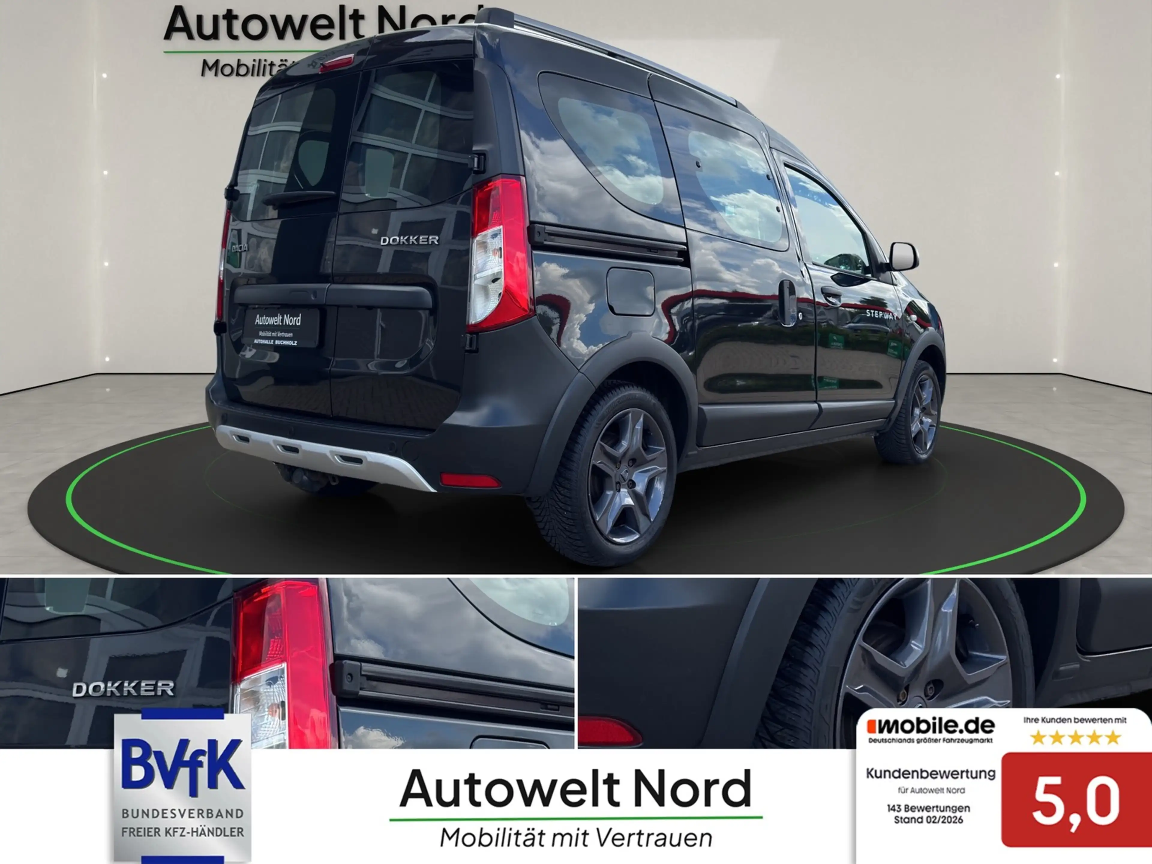 Dacia Dokker Stepway Celebration~AHK~SHZ~NAVIGATION~TEMPOM~R-KA — photo 5