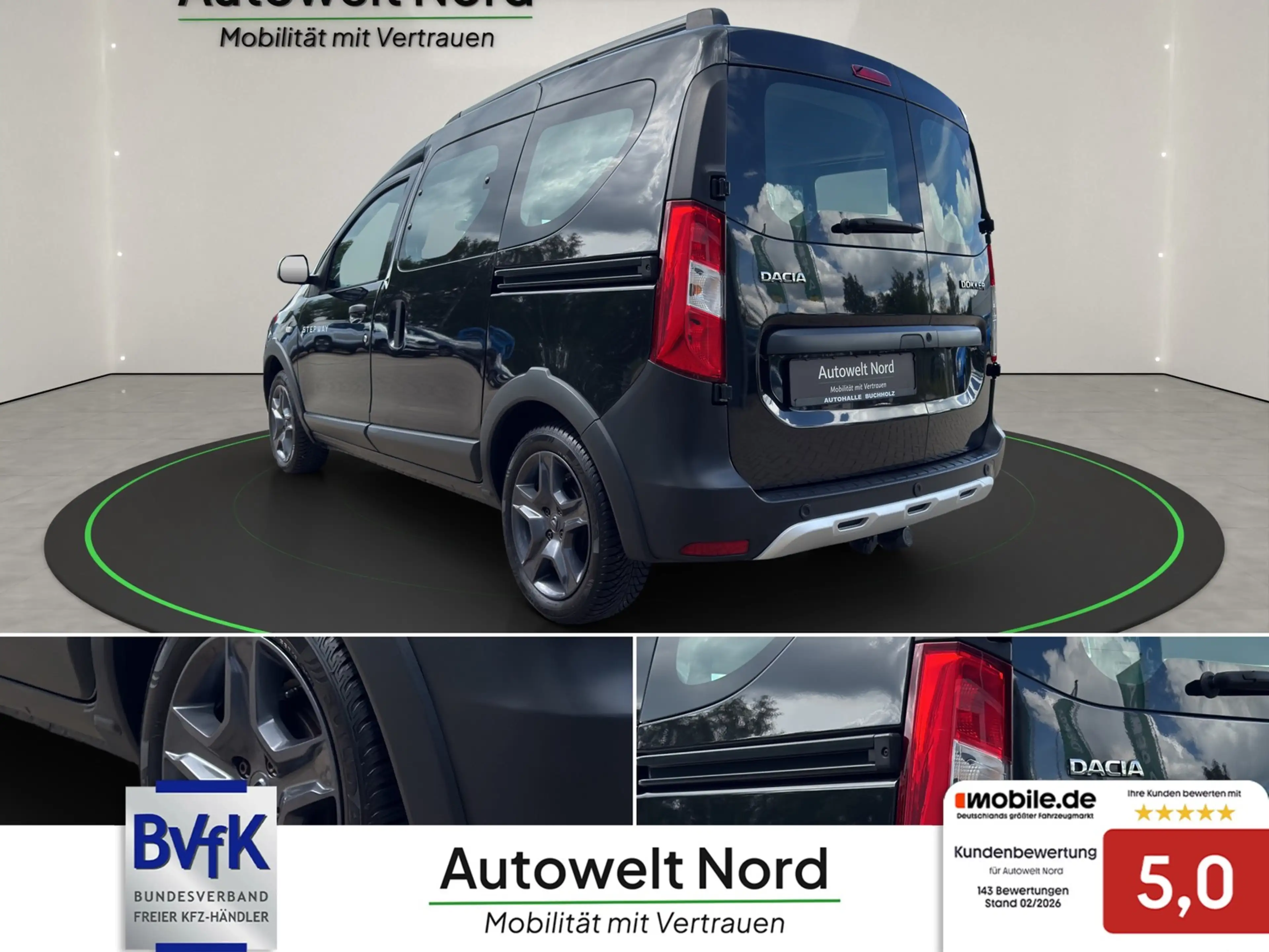 Dacia Dokker Stepway Celebration~AHK~SHZ~NAVIGATION~TEMPOM~R-KA — photo 7