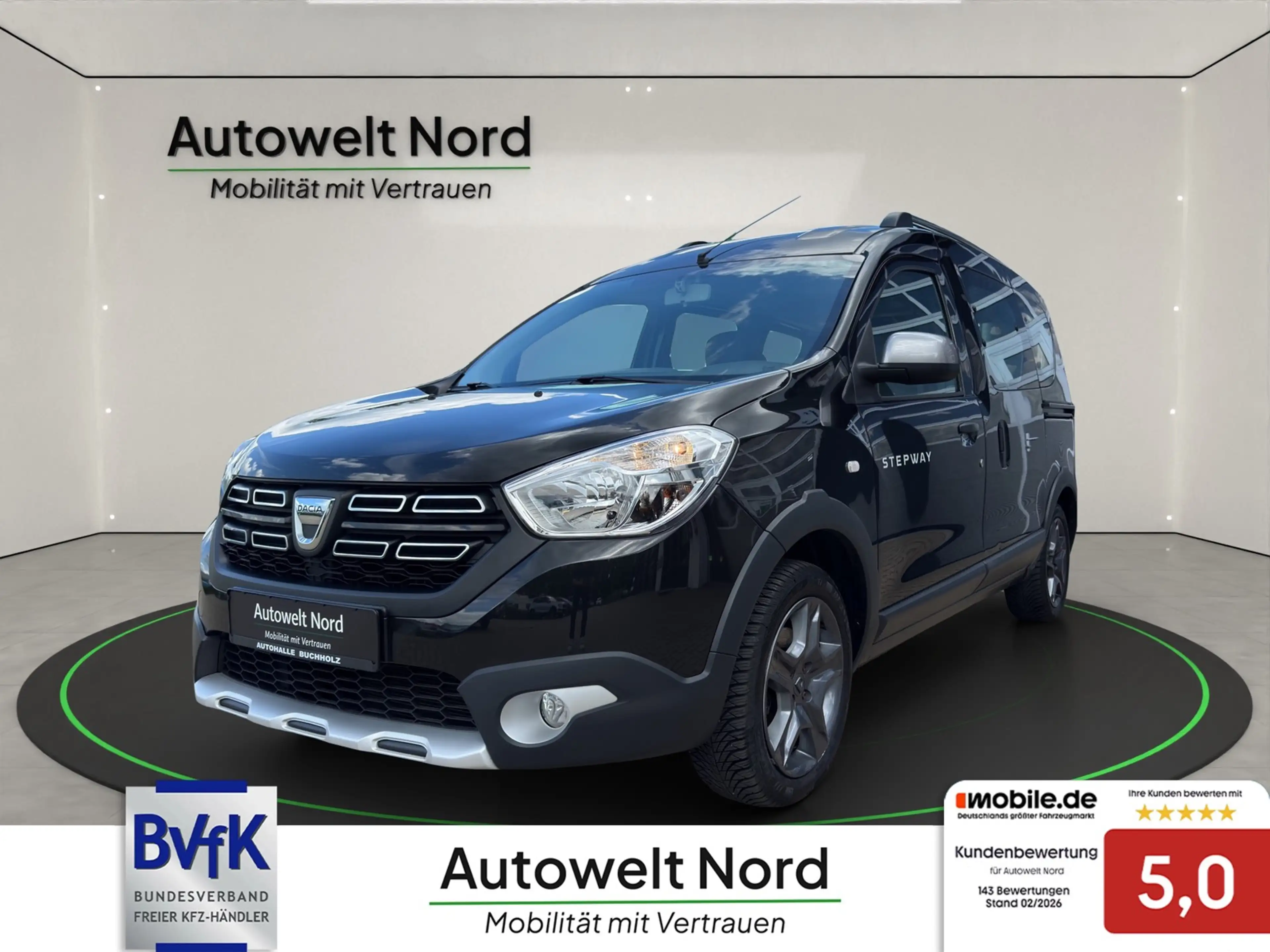 Dacia Dokker Stepway Celebration~AHK~SHZ~NAVIGATION~TEMPOM~R-KA